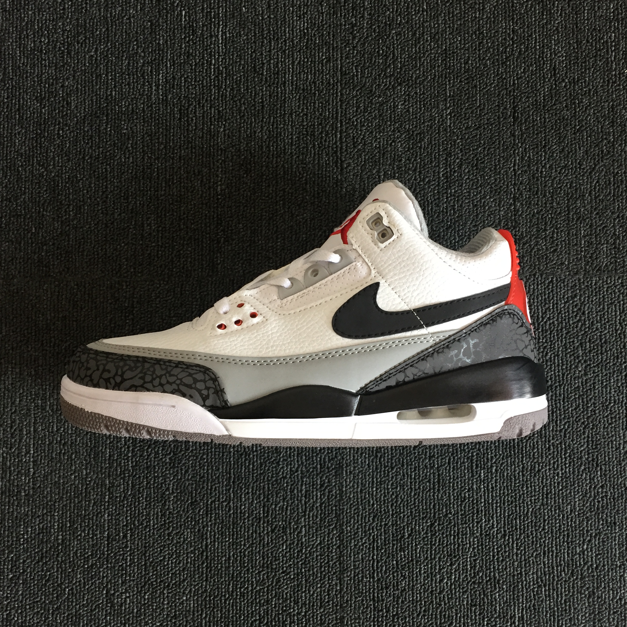 2018 Jordan 3 Retro Tinker AJ3 White Black Grey - Click Image to Close